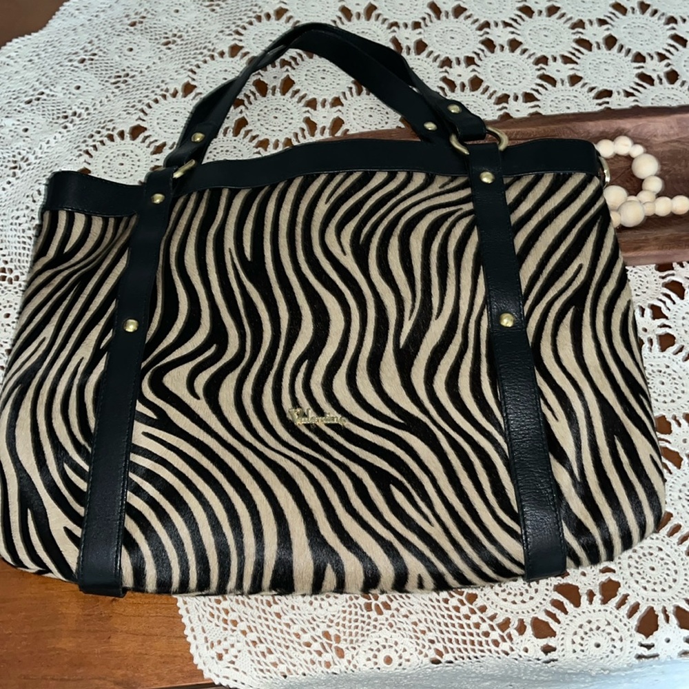 Valentina hair-on cowhide bag